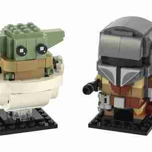 Alternative view of LEGO Brickheadz 75317 The Mandalorian & The Child