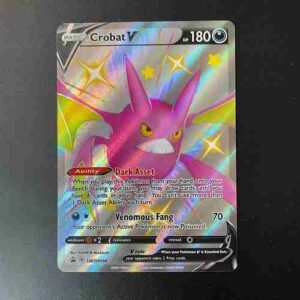 Alternative view of Black Star Promo - SWSH098 - Shiny Crobat V