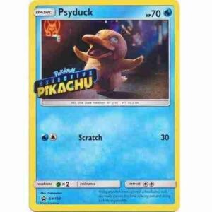 Black Star Promo - SM199 - Psyduck Detective Pikachu Promo Movie Stamp
