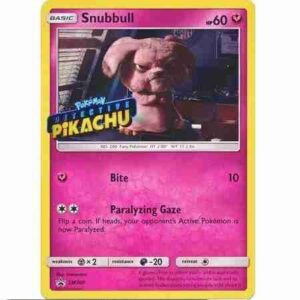 Black Star Promo - SM200 - Snubbull Detective Pikachu Promo Movie Stamp