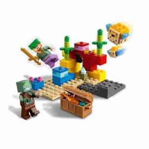 Alternative view of LEGO Minecraft 21164 Korallrevet