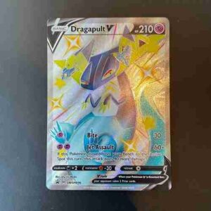Alternative view of Black Star Promo - SWSH096 - Shiny Dragapult V