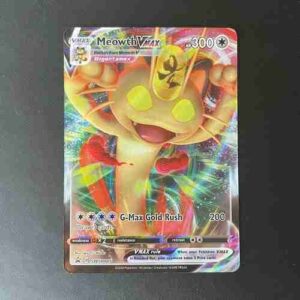 Alternative view of Black Star Promo - SWSH005 - Meowth VMAX