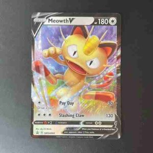 Alternative view of Black Star Promo - SWSH004 - Meowth V