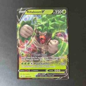 Alternative view of Black Star Promo - SWSH014 - Rillaboom V