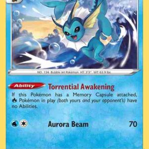 Vivid Voltage - 030/185 - Vaporeon - Rare