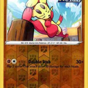 Battle Styles - 076/163 - Mienfoo Reverse Holo