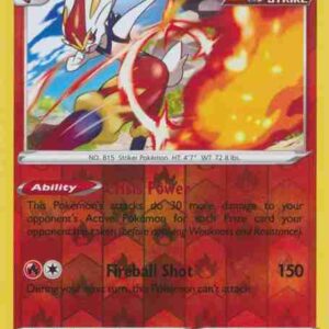 Chilling Reign - 028/198 - Cinderace Reverse Holo