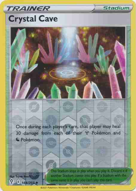 Evolving Skies - 144/203 - Crystal Cave Reverse Holo
