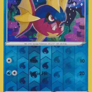 Evolving Skies - 035/203 - Carvanha Reverse Holo