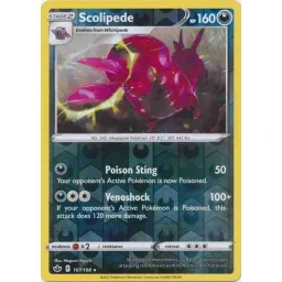 Chilling Reign - 107/198 - Scolipede Reverse Holo