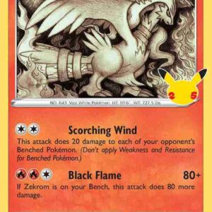 Celebrations - 002/025 - Reshiram Holo
