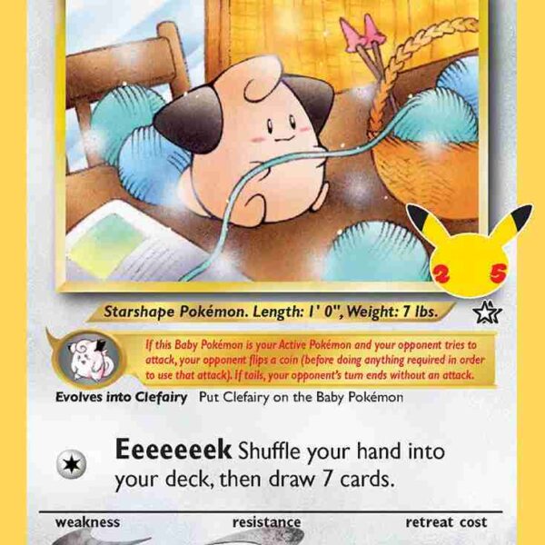 Celebrations - 20/111 - Cleffa Holo