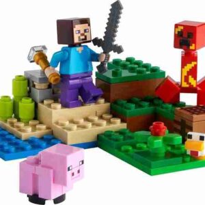 Alternative view of LEGO Minecraft 21177 Creeper i Bakholdsangrep