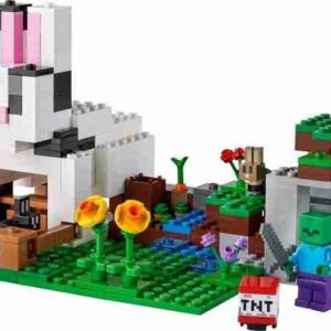 Alternative view of LEGO Minecraft 21181 Kaningården