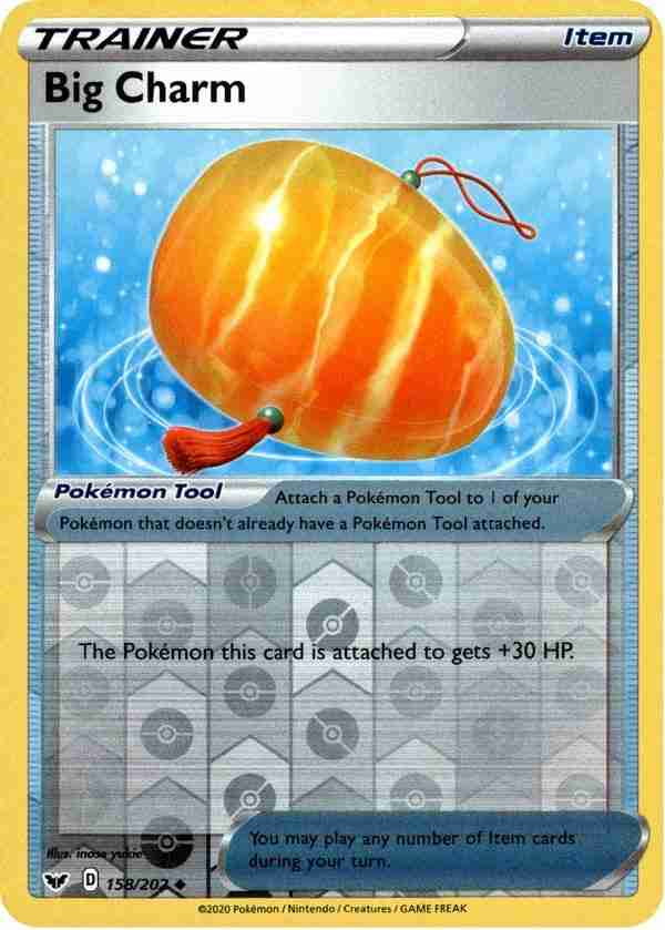 Sword & Shield - 158/202 - Big Charm - Reverse Holo