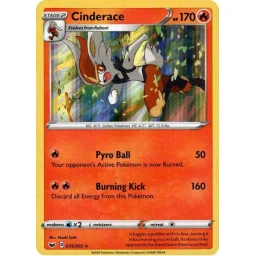 Sword & Shield - 035/202 - Cinderace - Holo