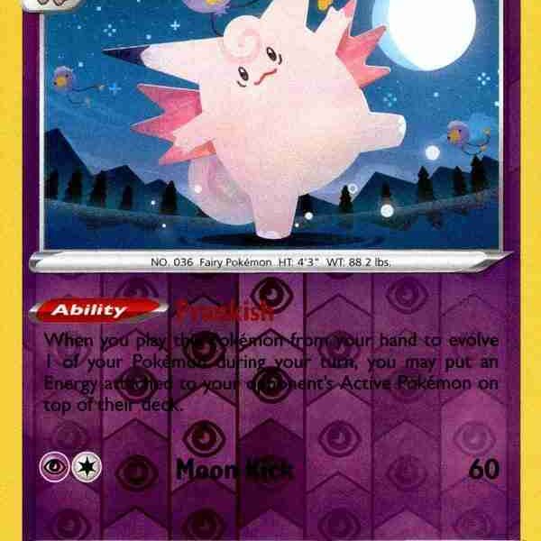 Rebel Clash - 075/192 - Clefable - Reverse Holo