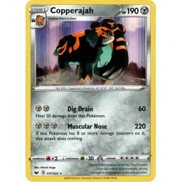 Sword & Shield - 137/202 - Copperajah - Holo