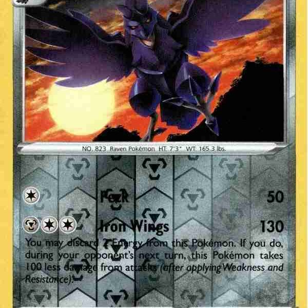 Sword & Shield - 135/202 - Corviknight - Reverse Holo