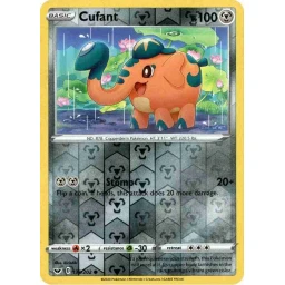 Sword & Shield - 136/202 - Cufant - Reverse Holo
