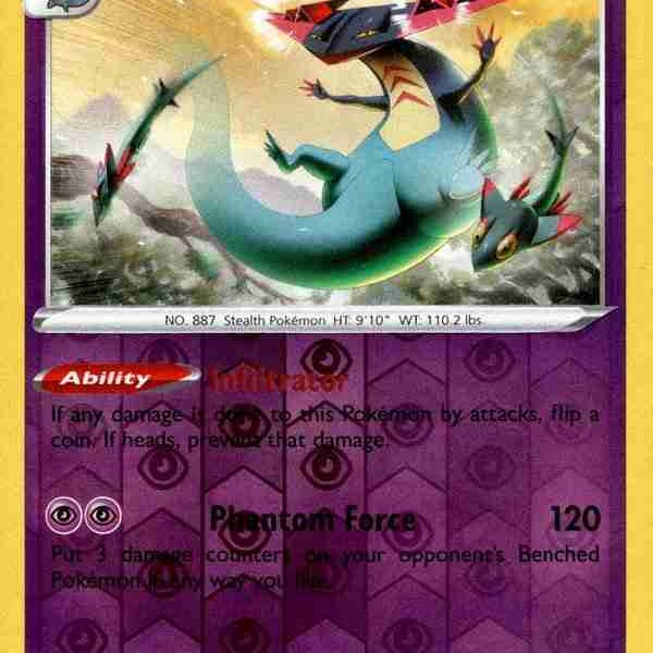 Rebel Clash - 091/192 - Dragapult - Reverse Holo