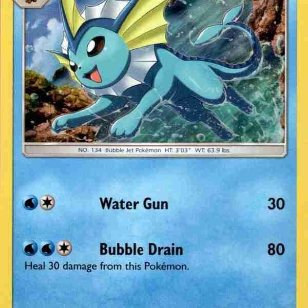 Hidden Fates - 018/068 - Vaporeon - Holo