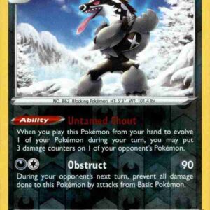 Sword & Shield - 119/202 - Galarian Obstagoon - Reverse Holo