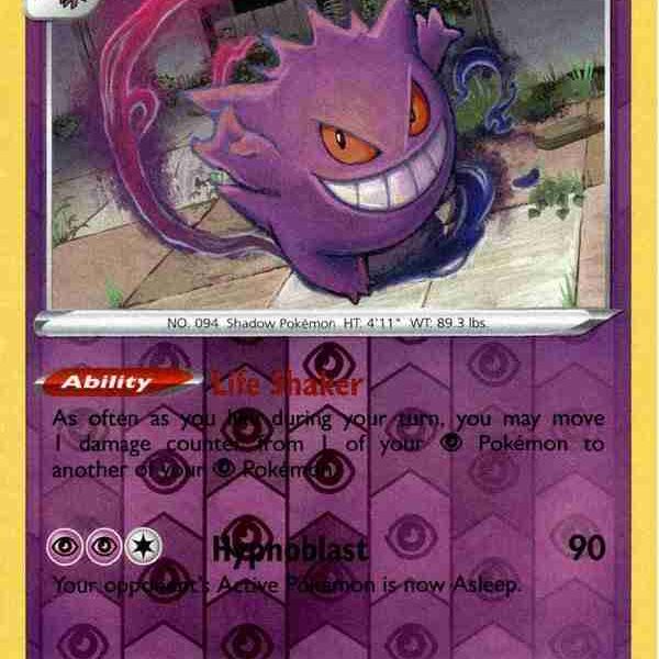 Sword & Shield - 085/202 - Gengar - Reverse Holo