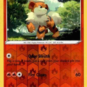 Rebel Clash - 027/192 - Growlithe - Reverse Holo