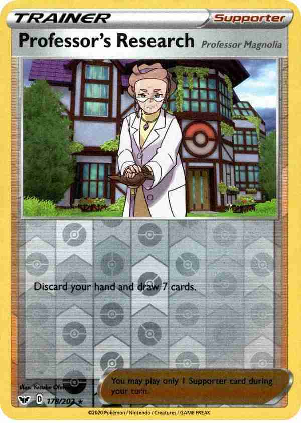 Sword & Shield - 178/202 - Professor's Research - Reverse Holo
