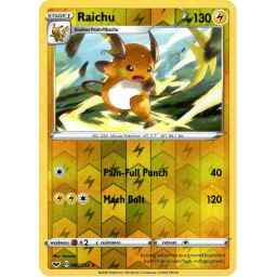 Sword & Shield - 066/202 - Raichu - Reverse Holo