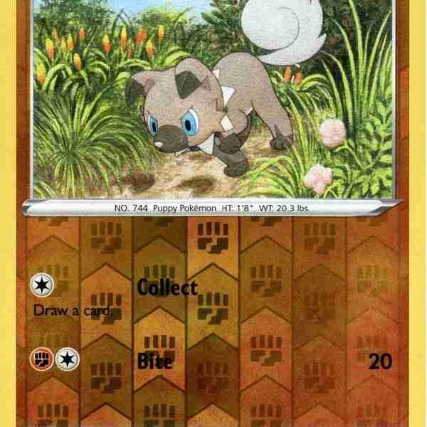 Champion's Path - 029/073 - Rockruff - Reverse Holo
