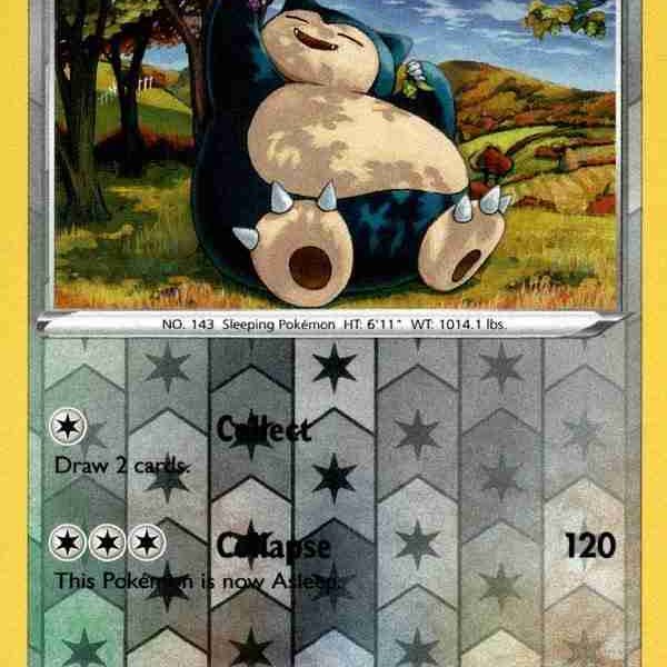 Rebel Clash - 141/192 - Snorlax - Reverse Holo