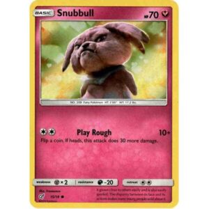 Detective Pikachu - 15/18 - Snubbull - Holo