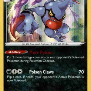 Sword & Shield - 124/202 - Toxicroak - Holo