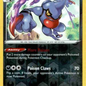Sword & Shield - 124/202 - Toxicroak - Reverse Holo