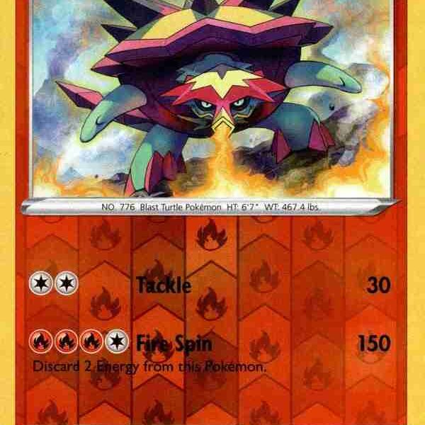 Sword & Shield - 029/202 - Turtonator - Reverse Holo