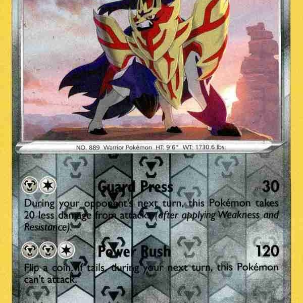 Rebel Clash - 140/192 - Zamazenta - Reverse Holo