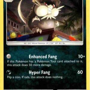 Burning Shadows - 082/147 - Alolan Raticate - Reverse Holo