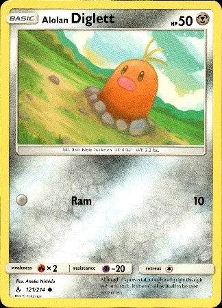 Unbroken Bonds - 122/214 - Alolan Dugtrio - Rare