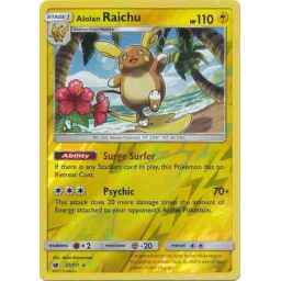 Crimson Invasion - 031/111 - Alolan Raichu - Reverse Holo