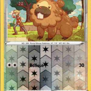 Brilliant Stars - 120/172 - Bidoof - Reverse Holo