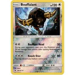 Burning Shadows - 108/147 - Bouffalant - Reverse Holo
