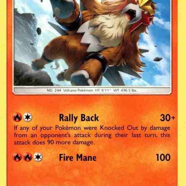 Cosmic Eclipse - 028/236 - Entei - Rare