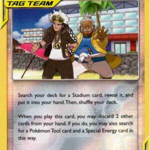 Cosmic Eclipse - 193/236 - Guzma & Hala - Reverse Holo