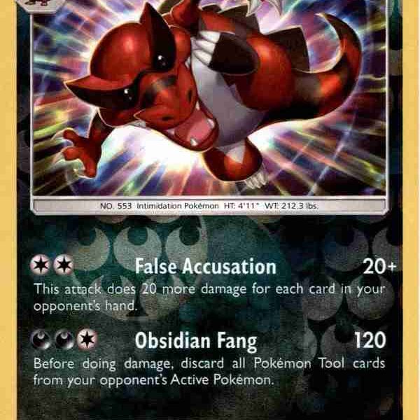 Sun & Moon - 085/149 - Krookodile - Reverse Holo