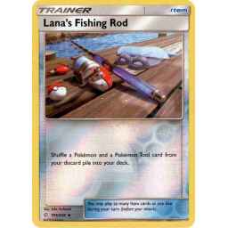 Cosmic Eclipse - 195/236 - Lana's Fishing Rod - Reverse Holo