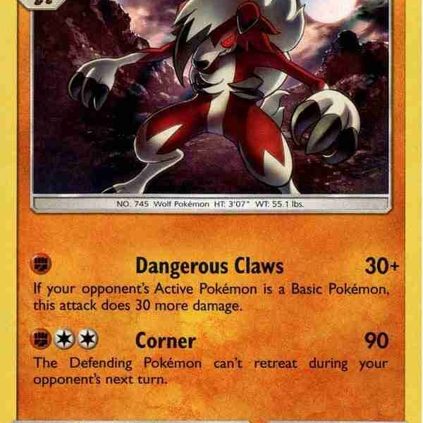 Burning Shadows - 075/147 - Lycanroc - Holo Rare