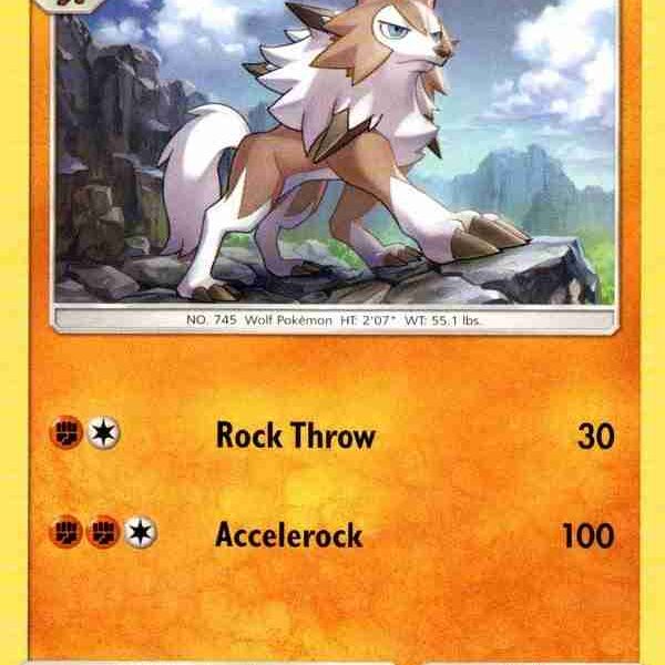 Burning Shadows - 076/147 - Lycanroc - Rare